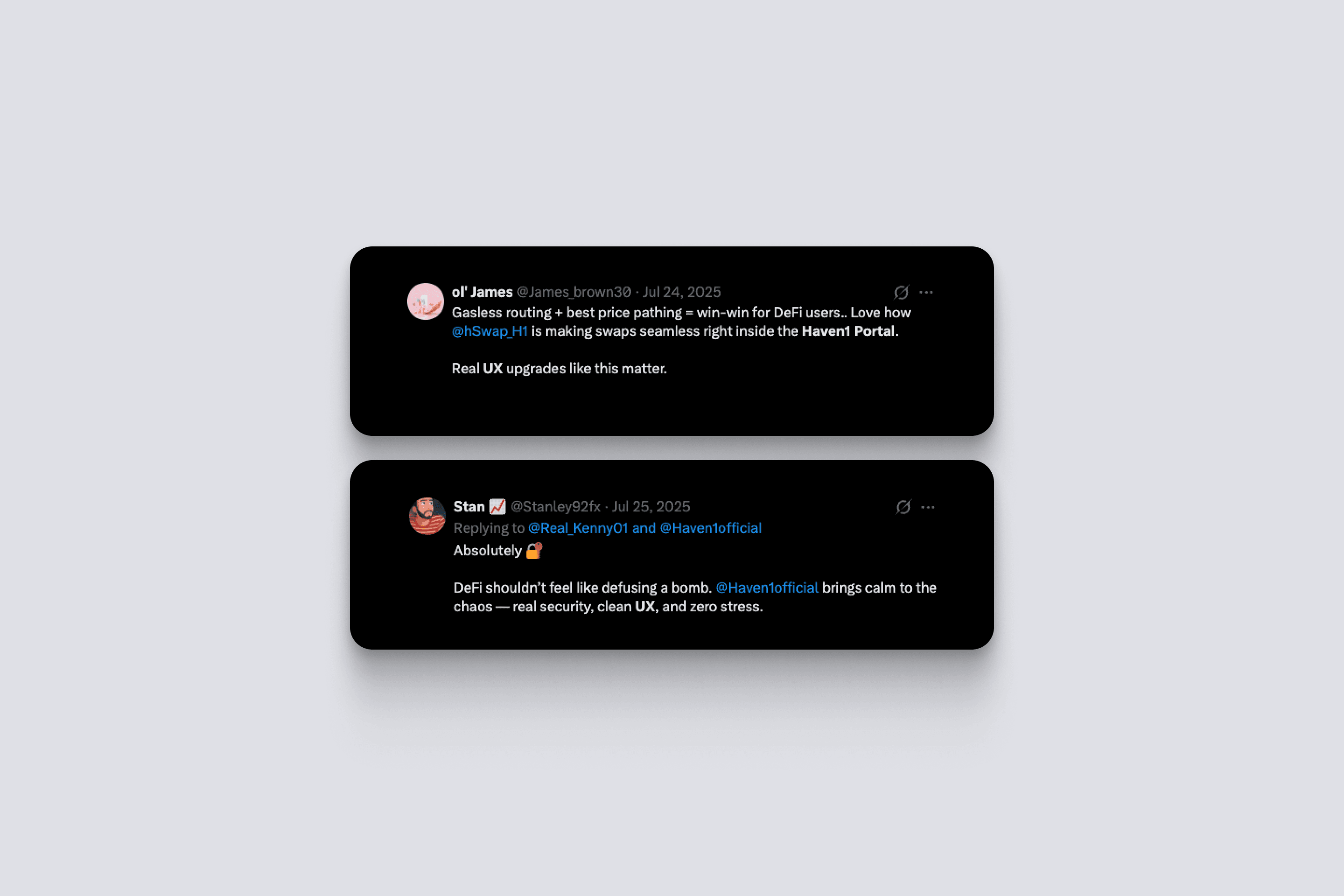 Feedback from community