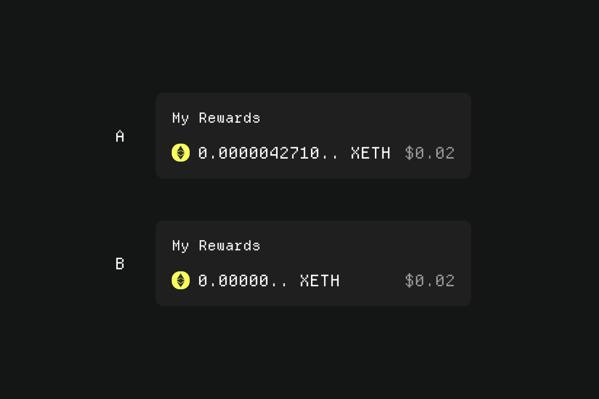 Examples UI Comparison Example UI A vs B